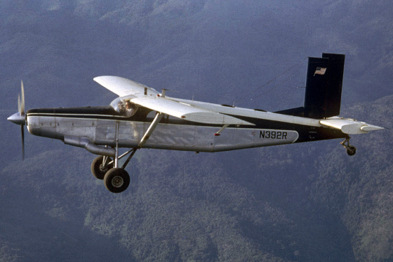 Photo of an Air America Pilatus PC-6/C-H2 Turbo Porter over Laos, 1968 (AirHistory.net photo archive)